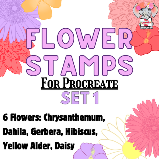 Flower Stamps for Procreate