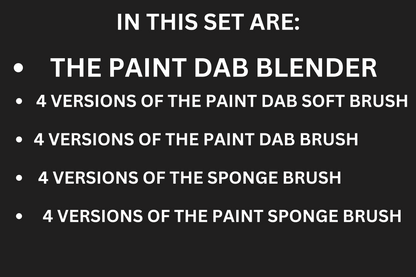 Paint Dab Set for Procreate - 17 Digital Brushes for Paint Dabbing